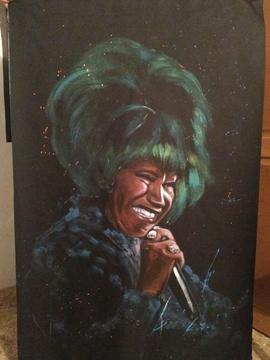 Pintura de Celia Cruz