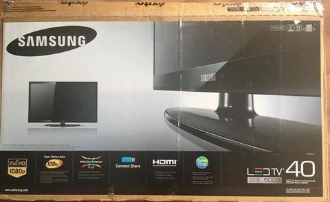 Vendo TV LED SAMSUNG 40” Serie 55003 Usado