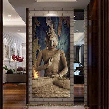 Moderno cuadro Buda de piedra ideal para decorar y armonizar los espacios de tu hogar 2697