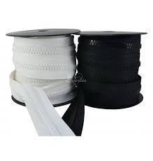 cremalleras continua en nylon Blanco/Negra colores 3108544559