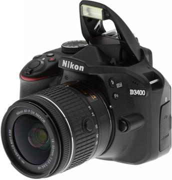 Cámara Nikon D3400 1855mm 24.2mpx Full Hd Bluetooth Original Nueva JL LUJO