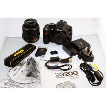 Camara Reflex Nikon D3200 con Dos Lenten