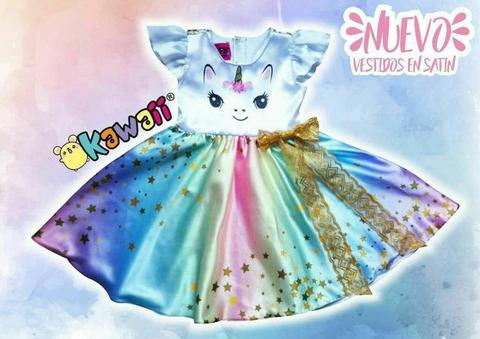 Vestido Personalizado de Unicornio