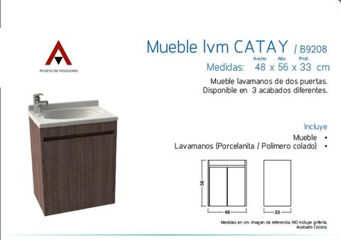 MUEBLE PARA BAÑO CON LAVAMANOS