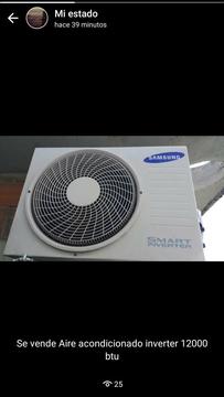 Aire acondicionado samsung inverter 12000 btu