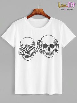 Camiseta Esqueletos, Envío Gratis