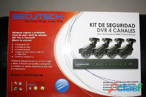 Kit de seguridad DVR 4 canales SECUTECH