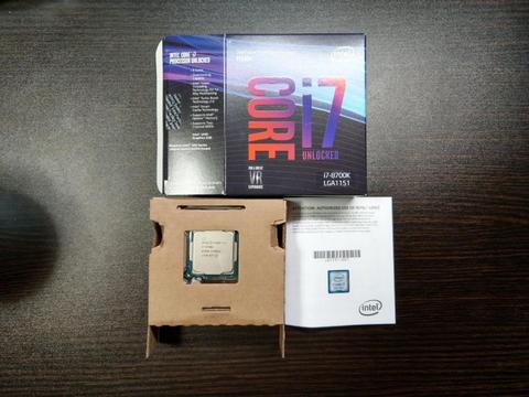 Procesador Intel Core I7 8700k No se Uso