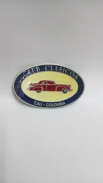 Emblema Bronce Carro Clasico Original