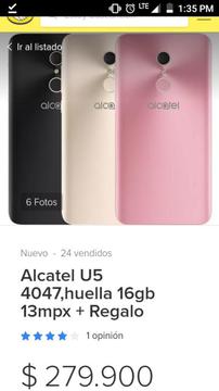 Alcatel U5 Premium Edition $250