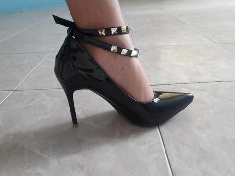 Tacones Estilo Charol