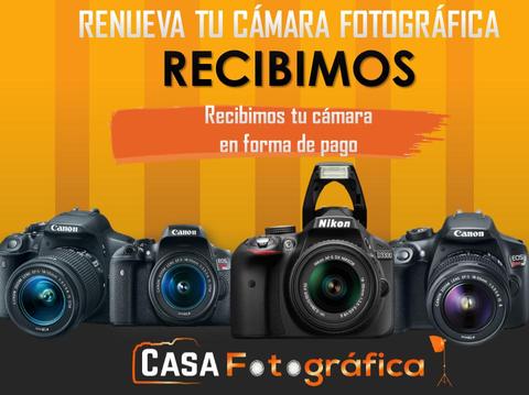 Camaras Fotograficas Profesionales NIKON D3400 D5300 D5600 D7200 D7500 CANON T6 T6I T7i 80D 77D 6D