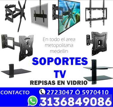 Soportes Bases Tv en Medellin Repisas