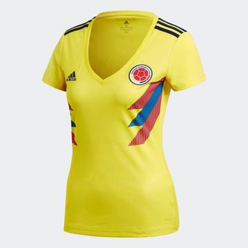 Camiseta de Colombia amarilla para mujer Original