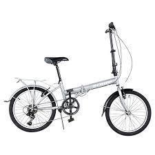 Bicicleta Plegable con Casco Y Luces