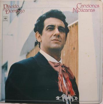 Canciones Mexicanas Placido Domingo 1982 LP Vinilo Acetato