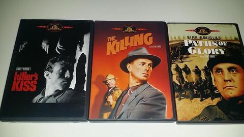 Colección Stanley Kubrick Killers kiss, the killing, paths of glory dvd zona 1
