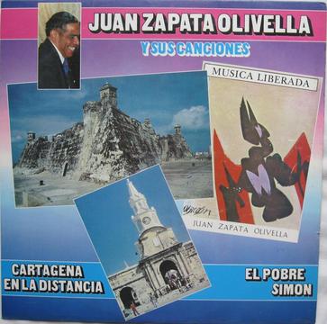 Juan Zapata Olivella y Sus Canciones 1981 LP Vinilo Acetato