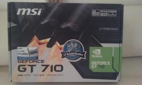 Tarjeta de video Nvidia gt 710 Msi 2gb Ddr3 Nueva