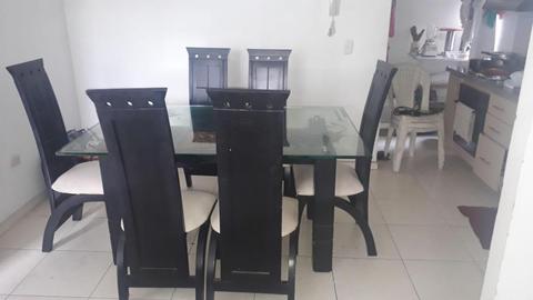 COMEDOR DE 6 PUESTOS EN CEDRO