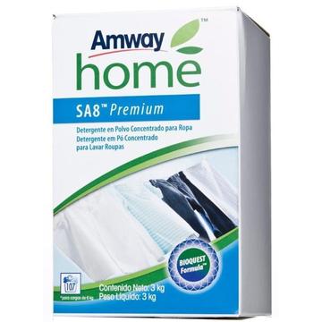 SA8 Premium Detergente en Polvo 3 Kg/ Caja para 250 Lavadas
