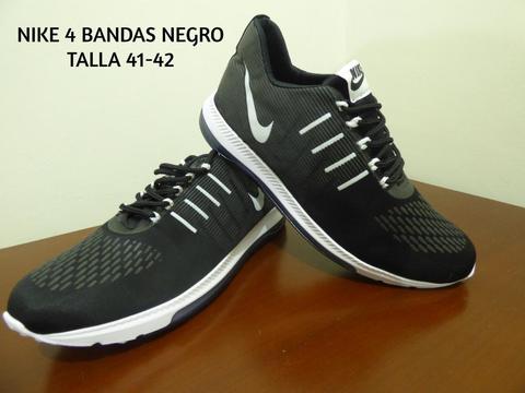 Nike 4 Bandas Negro