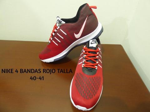 Nike 4 Bandas Rojo