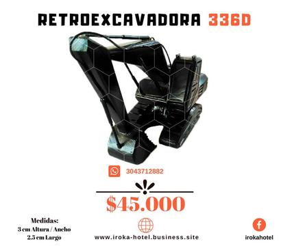 Artesanías en carbón RETROEXCAVADORA 336D