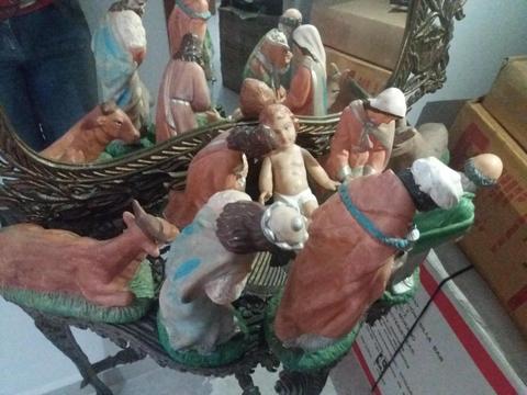 PESEBRE Y papa noel