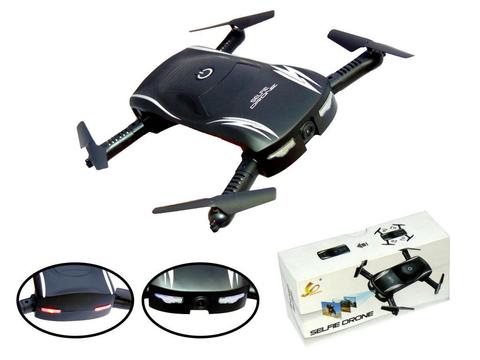 Mini Drone Cámara Selfie Carro 360º Wifi 4 Hélices Plegables Nuevos, Garantizados