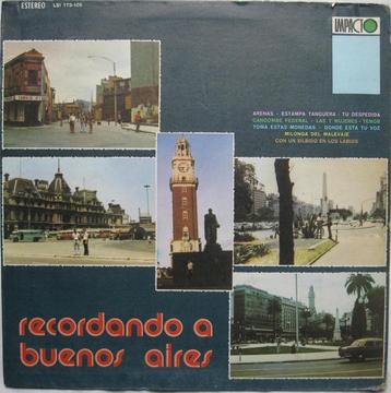 Recordando Buenos Aires 1975 LP Vinilo Acetato