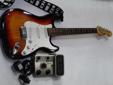 Guitarra electrica marca scorpio y pedalera ZOOM BARATO 4597378 WHATSAPP 3185068738