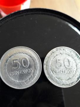 Vendo 2 Monedas de 50 Centavos