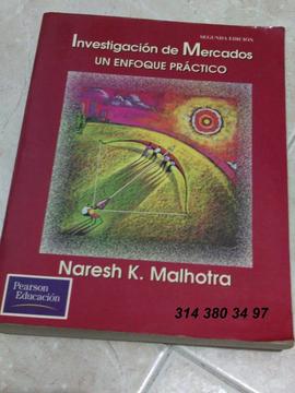 Libro Investigación De Mercados Malhotra 2a Edición Bmanga