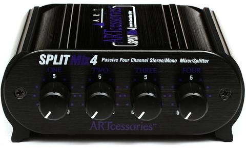 ART SplitMix4 mixer pasivo de 5 canales, control de volúmen y spliter para audífonos