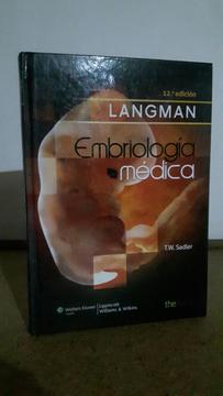 Embriología Médica de Langman 12va Ed