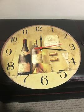 Reloj Decorativo Vinos