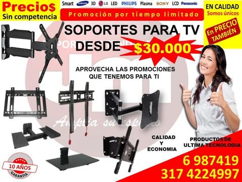 Soporte Base Tv Girable 4k