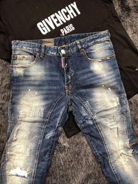 Jeans Dsquared, desgaste y deteñido calidad premier