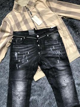Jeans Dsquared diseño en rotos oscuro