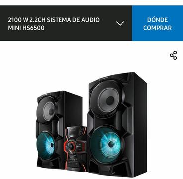 Se Vende Equipo de Sonido Marca Samsung