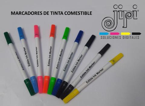Marcadores De Tinta Comestible x10 colores