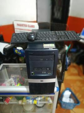 Torre Mini Gamer Corei3 amd radeon hd 6450 2GB mause y teclado inalambricos