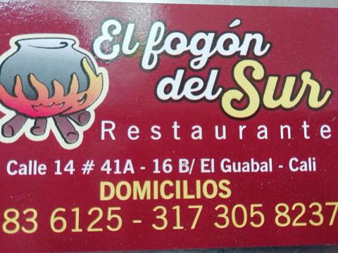 Se Vende Restaurante. El Fogón Del Sur