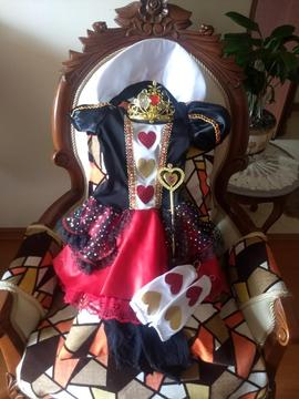Disfraz Reina de Corazones Talla 4