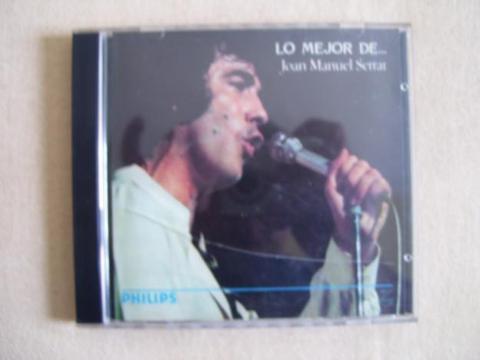 LO MEJOR DE JOAN MANUEL SERRAT 16 Temas CD Original