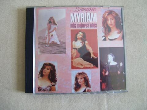 SIEMPRE MYRIAM HERNANDEZ MIS MEJORES AÑOS 12 Temas Originales grandes exitos CD