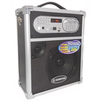 Súper Cabina Portátil 400 Watts Bluetooh FM Microfono
