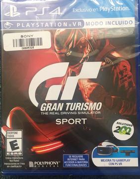 Gran Turismo Sport Nuevo Sellado PS4pro