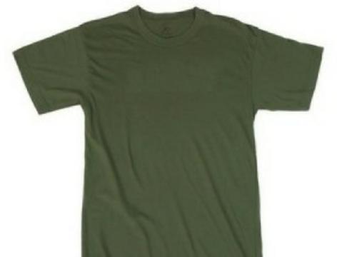Camiseta Verde en Algodon